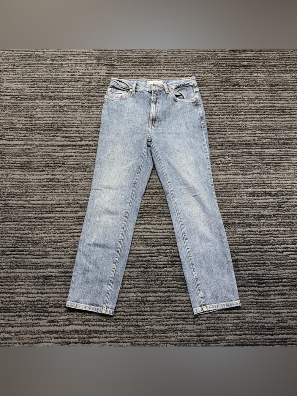 MANGO Claudia Slim Fit Zip Fly Cropped Denim Jeans